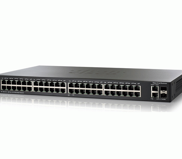 Switch Cisco SRW248G4-K9 48 10/100;2 10/100/1000 ports; 2 Combo mini-GBIC ports.