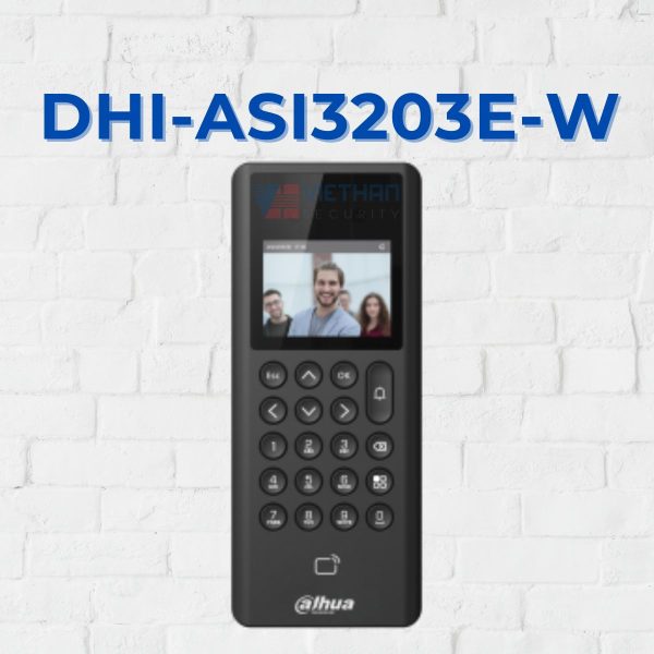 Máy chấm công Dahua DHI- ASI3203E-W, Nhận diện khuôn mặt chính xác,  Hỗ trợ Wi-Fi, Quản lý nhân sự tối ưu