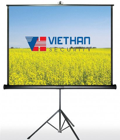 Màn chiếu 3 chân 135 inch Tripod Screen, tỷ lệ 1:1, chân inox