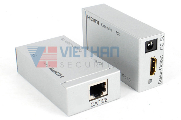 Bộ khuếch đại tín hiệu HDMI 60m bằng cáp mạng CAT5E/6/7 Full HD 1080P