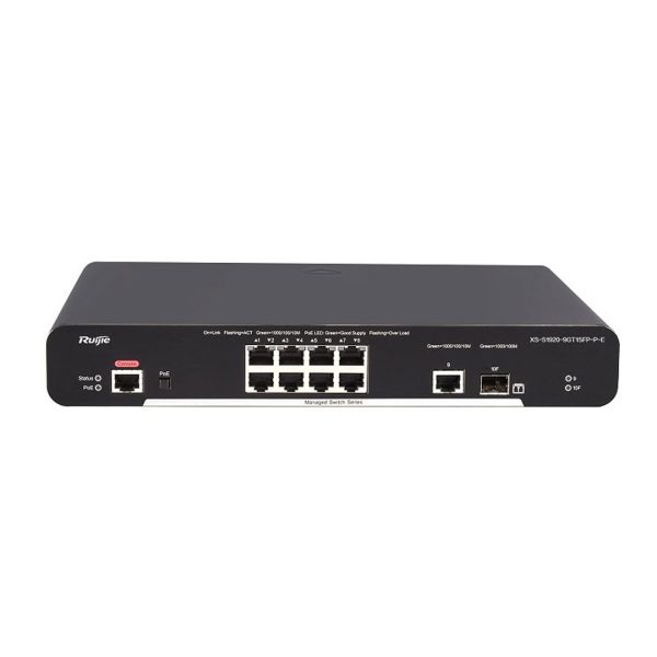 Thiết bị mạng HUB Switch Ruijie XS-S1920-9GT1SFP-P-E ổ chia mạng 9 Cổng 10/100/1000BASE-T