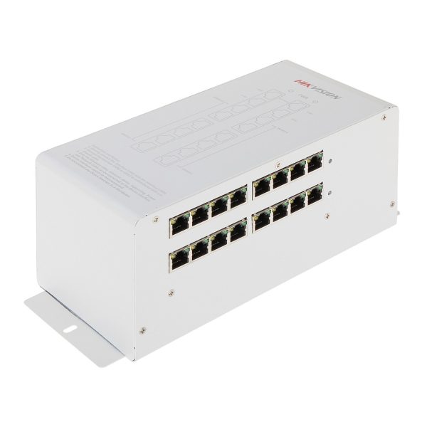 Bộ cấp nguồn HIKVISION DS-KAD612 (phân phối tín hiệu Video/Audio 16 cổng RJ45)