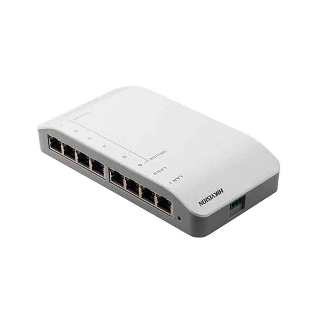 Bộ cấp nguồn HIKVISION DS-KAD606-P (phân phối tín hiệu Video/Audio 8 cổng RJ45)