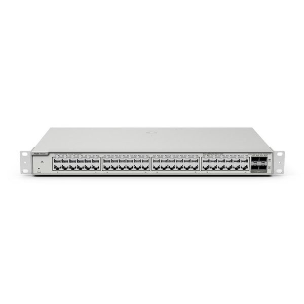 Thiết bị mạng HUB -SWITCH Ruijie RG-NBS5100-48GT4SFP ( 48-Port Gigabit L2+ Managed Switch,48 Gigabit RJ45 Ports,4 SFP Ports,19-inch Rack-mountable Steel Case, Static Routing )