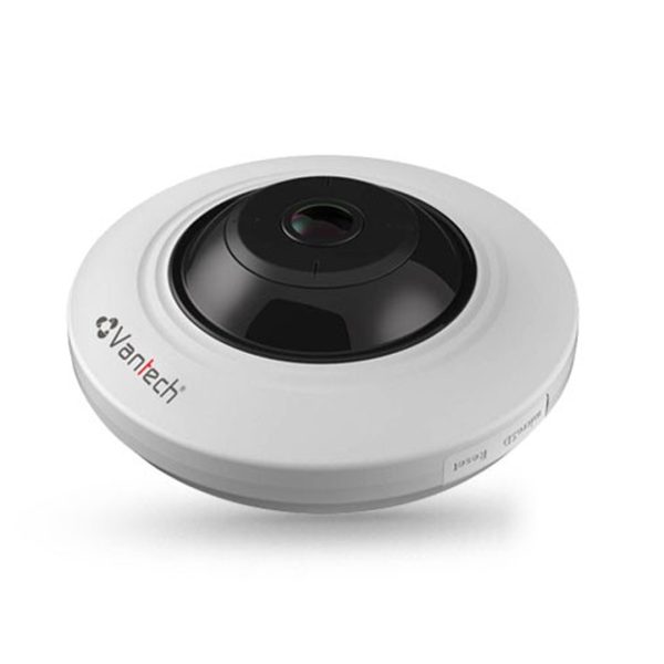 Camera quan sát IP VANTECH VP-51590FP (Camera mắt cá IP, độ phân giải 5.0MP, hồng ngoại 15m, chuẩn nén H.265+)