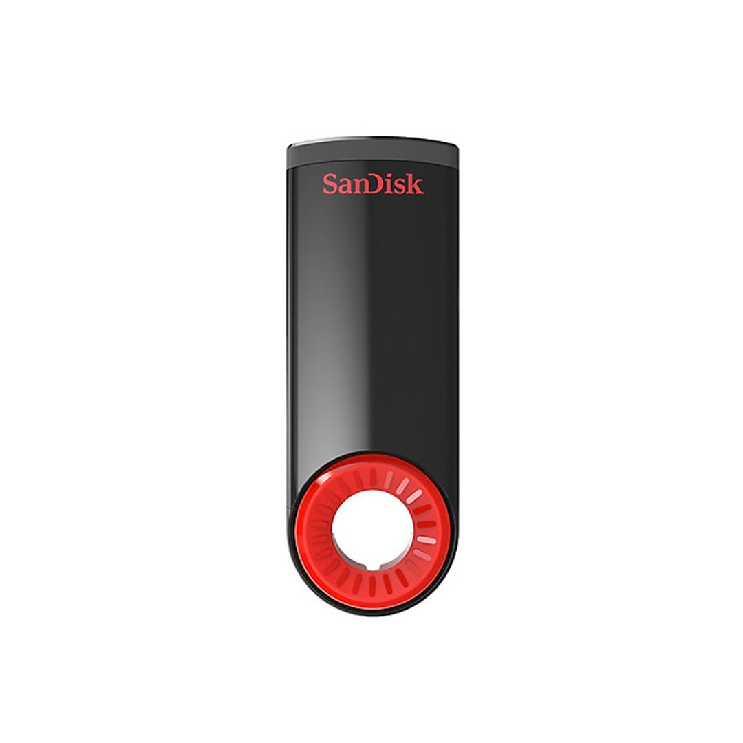 USB SanDisk Cruzer Dial USB Flash Drive, CZ57 16GB, USB 2.0, Black, retractable design; robust pivot, SDCZ57-016G-B35