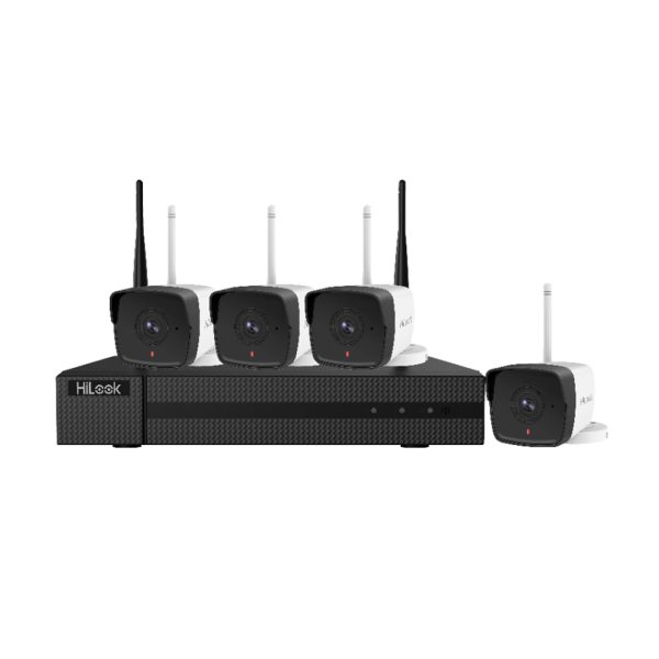 Bộ Kit camera IP Wifi HILOOK IK-4042BH-MH/W(B) (NVR  wifi 4 kênh, Full HD 1080P)