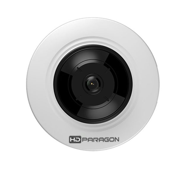 Camera toàn cảnh dạng mắt cá Fisheye 360 độ HDPARAGON HDS-FI2955-IRA (5 Megapixel H.265+, WDR 120dp, MicroSD 128Gb, cổng âm thanh / báo động)