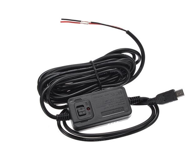 Dây nguồn có thiết bị ngắt nguồn khi ắc quy ô tô yếu (G2 ghi hình cả khi đỗ xe)