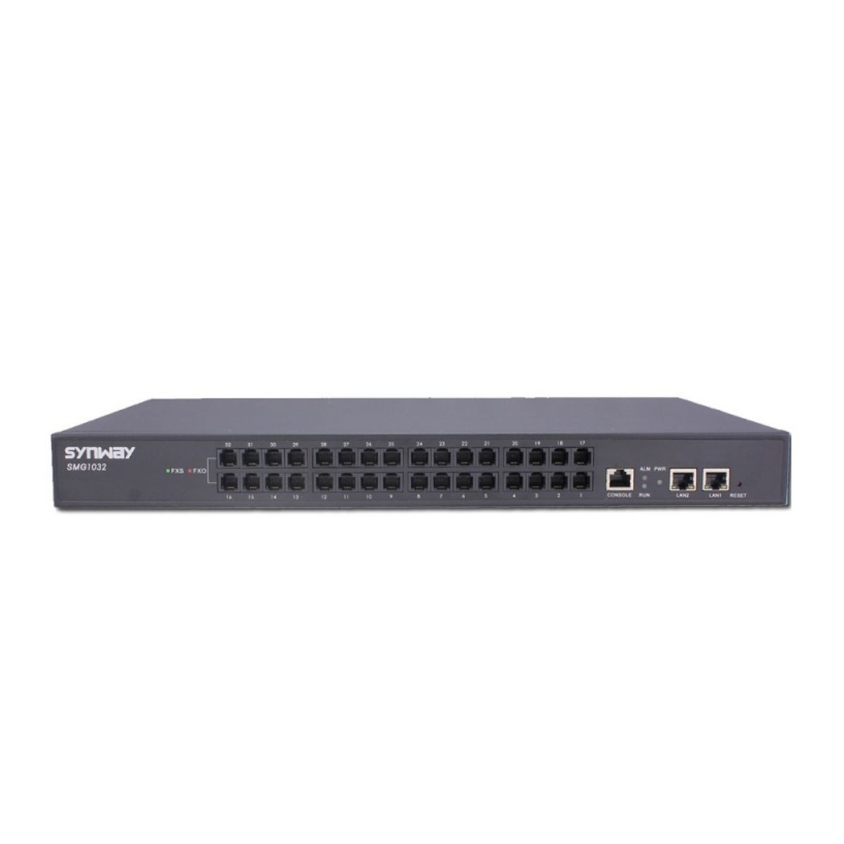 Bộ chuyển đổi VoIP Gateway 32 cổng FXO trung kế bưu điện analog Synway SMG1032-32O