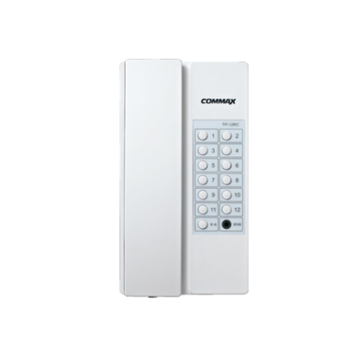 Điện thoại nội bộ có tay nghe Commax TP-12RC ( máy đồng cấp ) kết nối mở rộng tối đa 12 máy, âm thanh rõ ràng , khoảng cách 500m