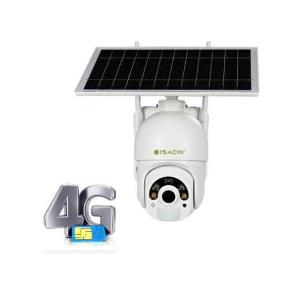 Camera sử dụng năng lượng mặt trời 4G ISACHI SC-PT04GW 2MP 1080P, đàm thoại 2 chiều, Tầm quan sát 20-30m