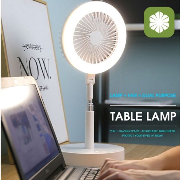 Đèn bàn thông minh kết hợp quạt ISACHI SC-TL2F công suất chiếu sáng 6W