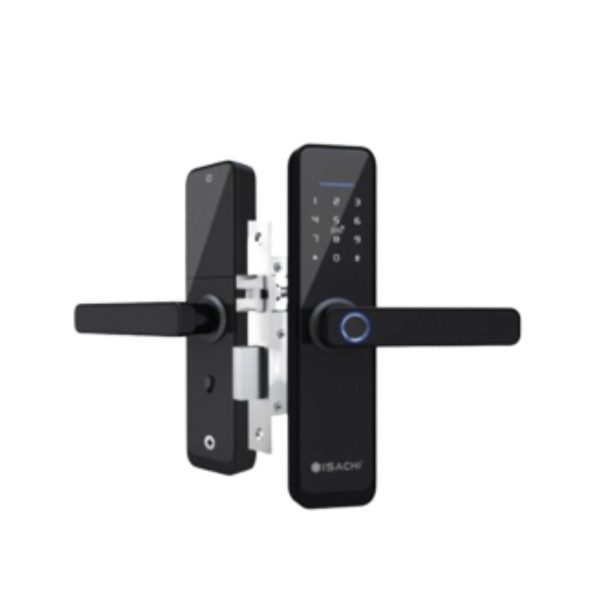 Khóa cửa gỗ ISACHI SC-W24WDL mặt kính 2.5D, cảnh báo PIN yếu