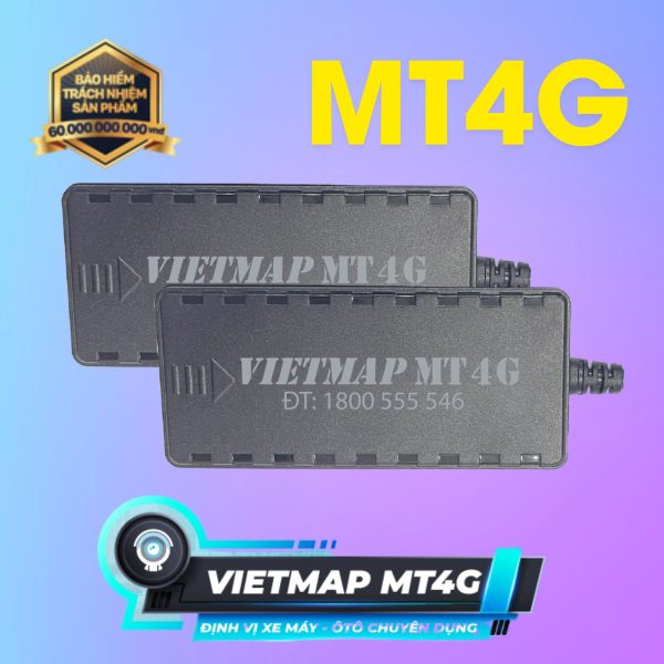 Thiết bị định vị chống trộm Vietmap MT4G giám sát thông minh, định vị thời gian thực, cảnh báo ngắt nguồn