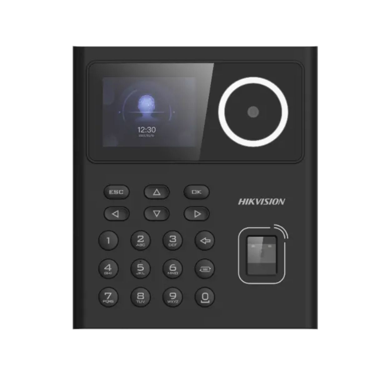 Máy chấm công kiểm soát ra vào wifi Hikvision DS-K1T320MFWX 2MP, đàm thoại 2 chiều, 500 khuôn mặt, 1000 vân tay,1000 thẻ Mifare