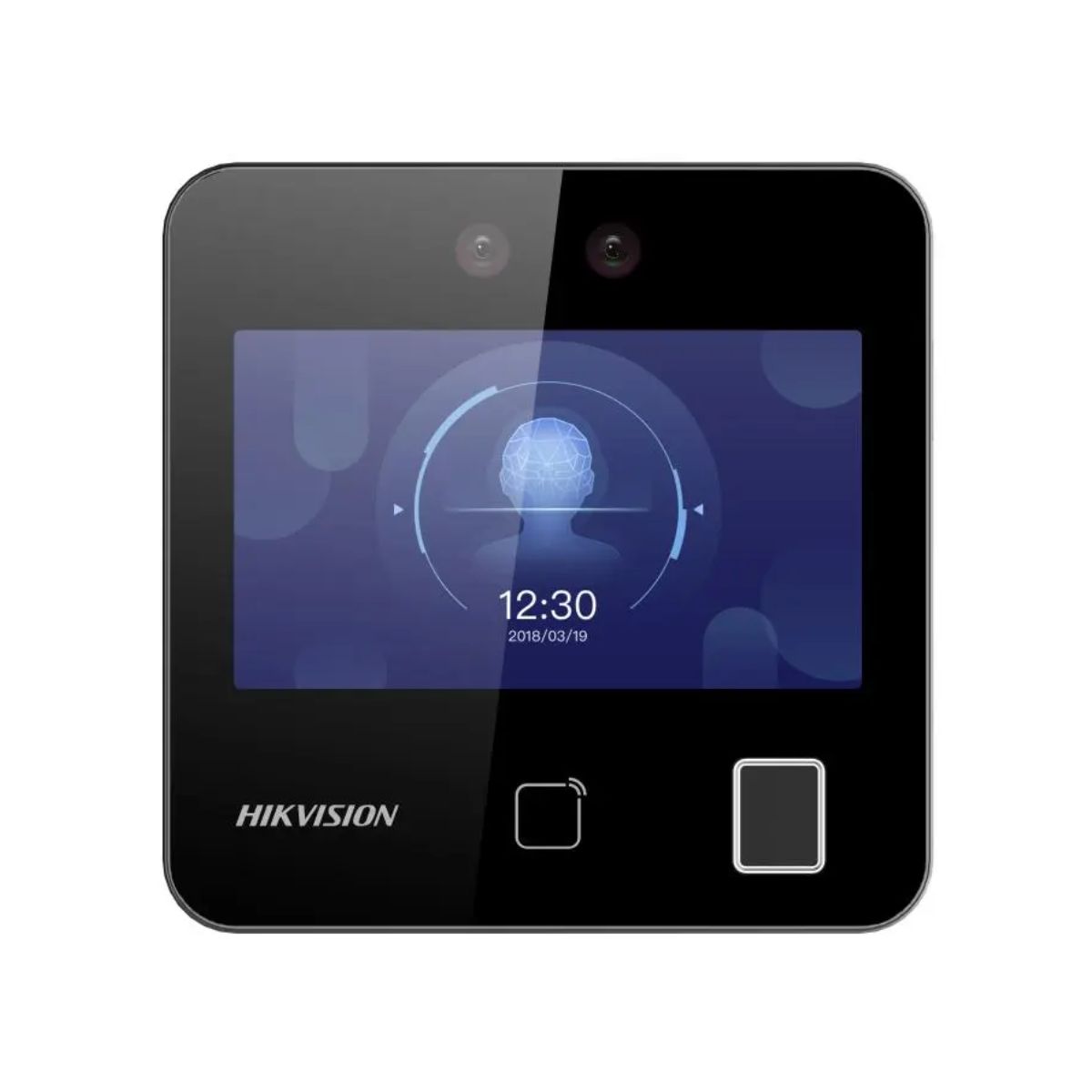 Máy chấm công nhận diện khuôn mặt hỗ trợ wifi Hikvision DS-K1T343MFXW 2MP, 1500 khuôn mặt, 3000 vân tay, 3000 thẻ Mifare