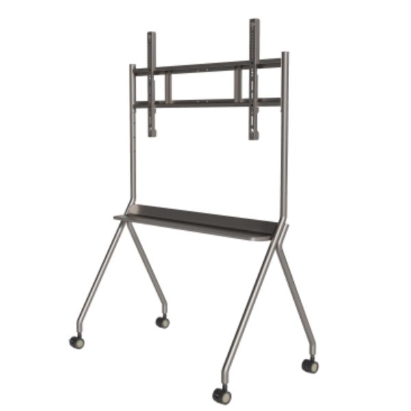 Giá treo di động cho màn hình tương tác Dahua DHI-PKC-MS0A thép chống gỉ sét, có bánh xe di chuyển