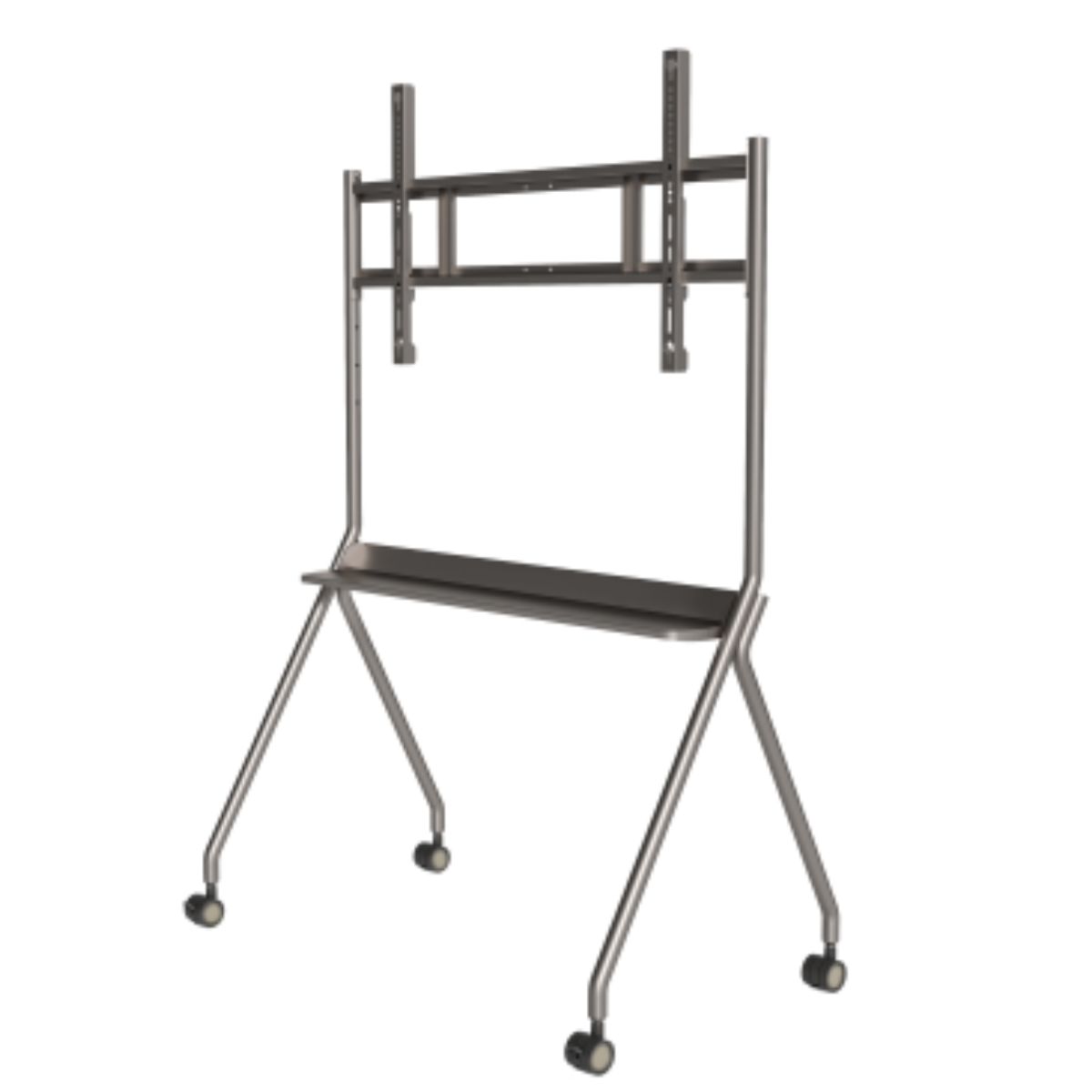 Giá treo di động cho màn hình tương tác Dahua DHI-PKC-MS0A thép chống gỉ sét, có bánh xe di chuyển