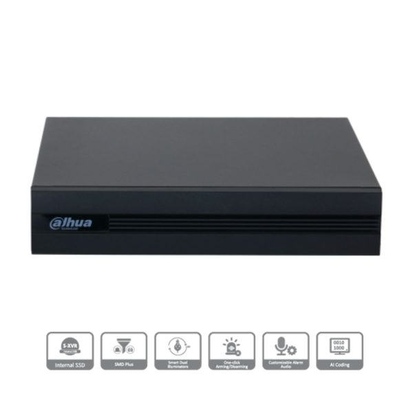 Đầu ghi camera 4 kênh Dahua DH-XVR1B04-I-1T 1 SATA 1TB, hỗ trợ chuẩn nén AI-Coding, 2 cổng USB 2.0, 1 cổng mạng RJ45