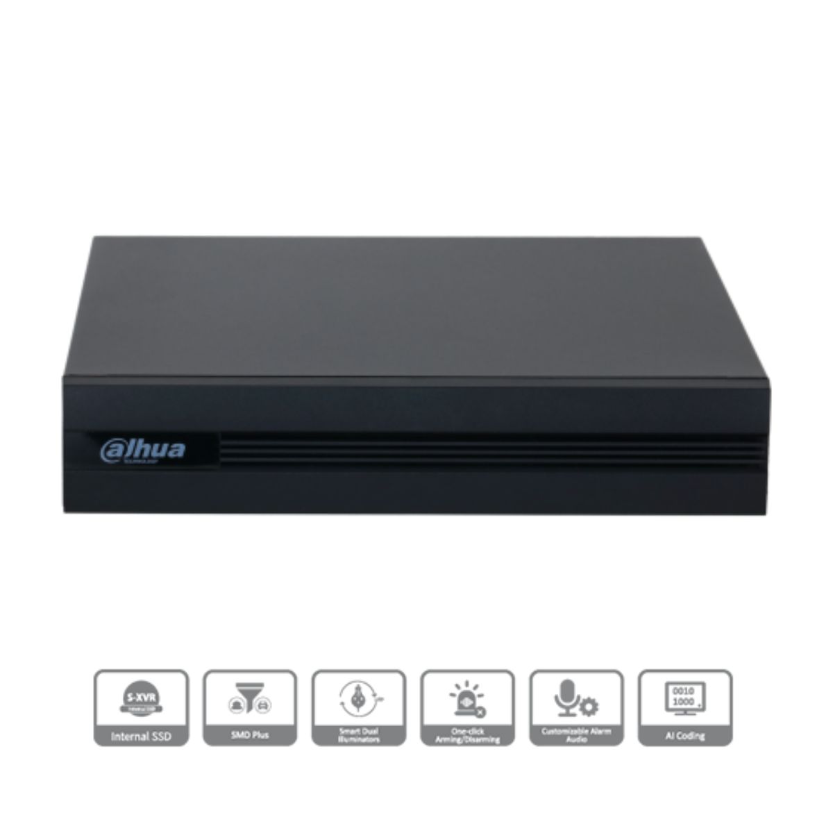 Đầu ghi camera 4 kênh Dahua DH-XVR1B04-I-1T 1 SATA 1TB, hỗ trợ chuẩn nén AI-Coding, 2 cổng USB 2.0, 1 cổng mạng RJ45