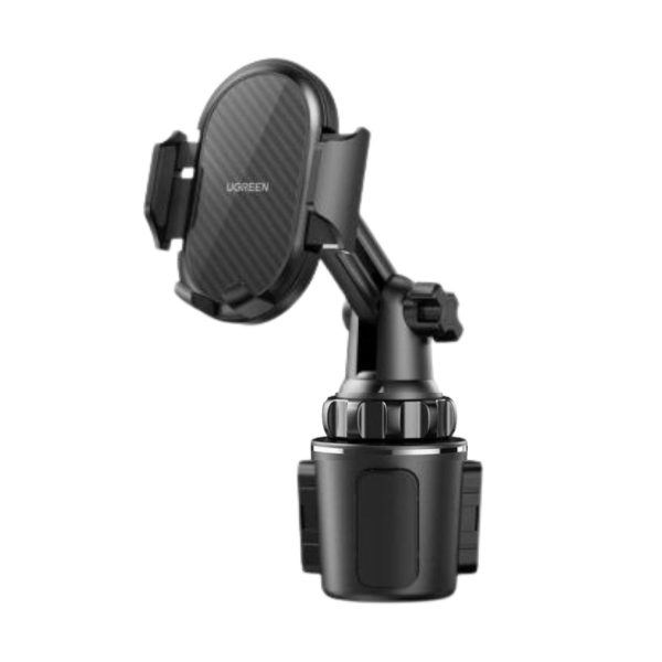 Kẹp điện thoại cốc xe hơi UGREEN 10995 LP335 màu đen, cánh tay dài, màn hình điện thoại 4,7 - 7,2inch
