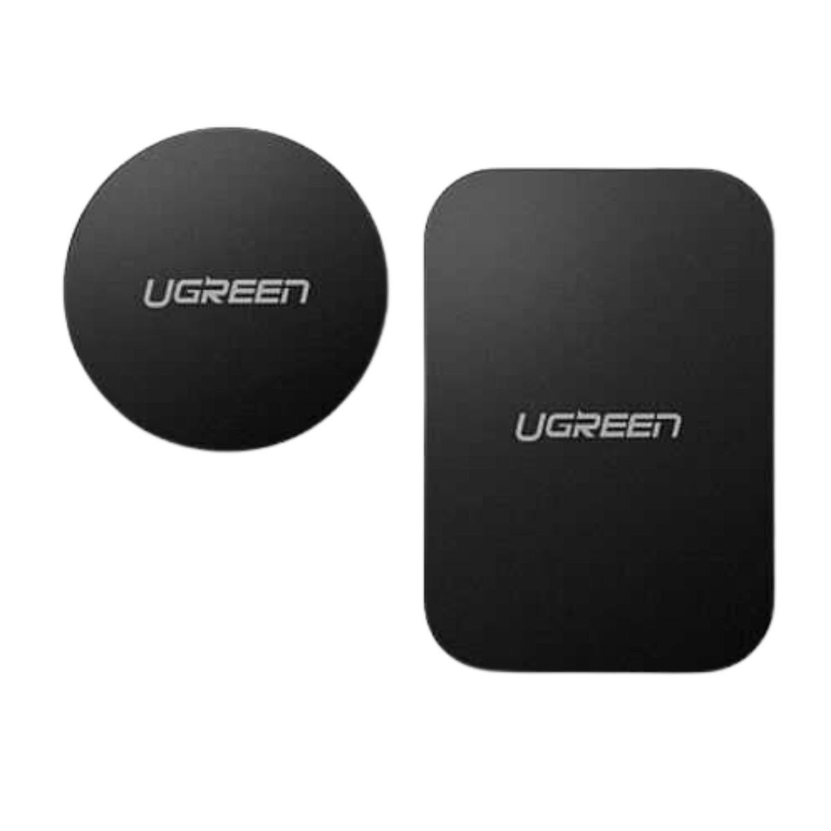 Miếng dán kim loại từ tính cho giá đỡ điện thoại UGREEN 60410 LP123 1 tròn và 1 chữ nhật