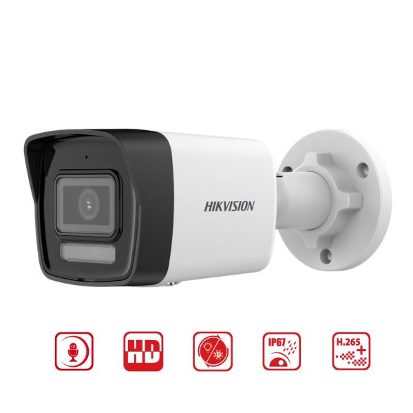 Camera IP thân ngoài trời 4MP Hikvision DS-2CD1043G2-LIU tích hợp mic, hồng ngoại 30m