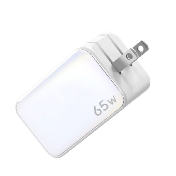 Củ sạc nhanh PD GaN 3 cổng Ugreen 15333 CD244 Nexode 65W US, màu trắng