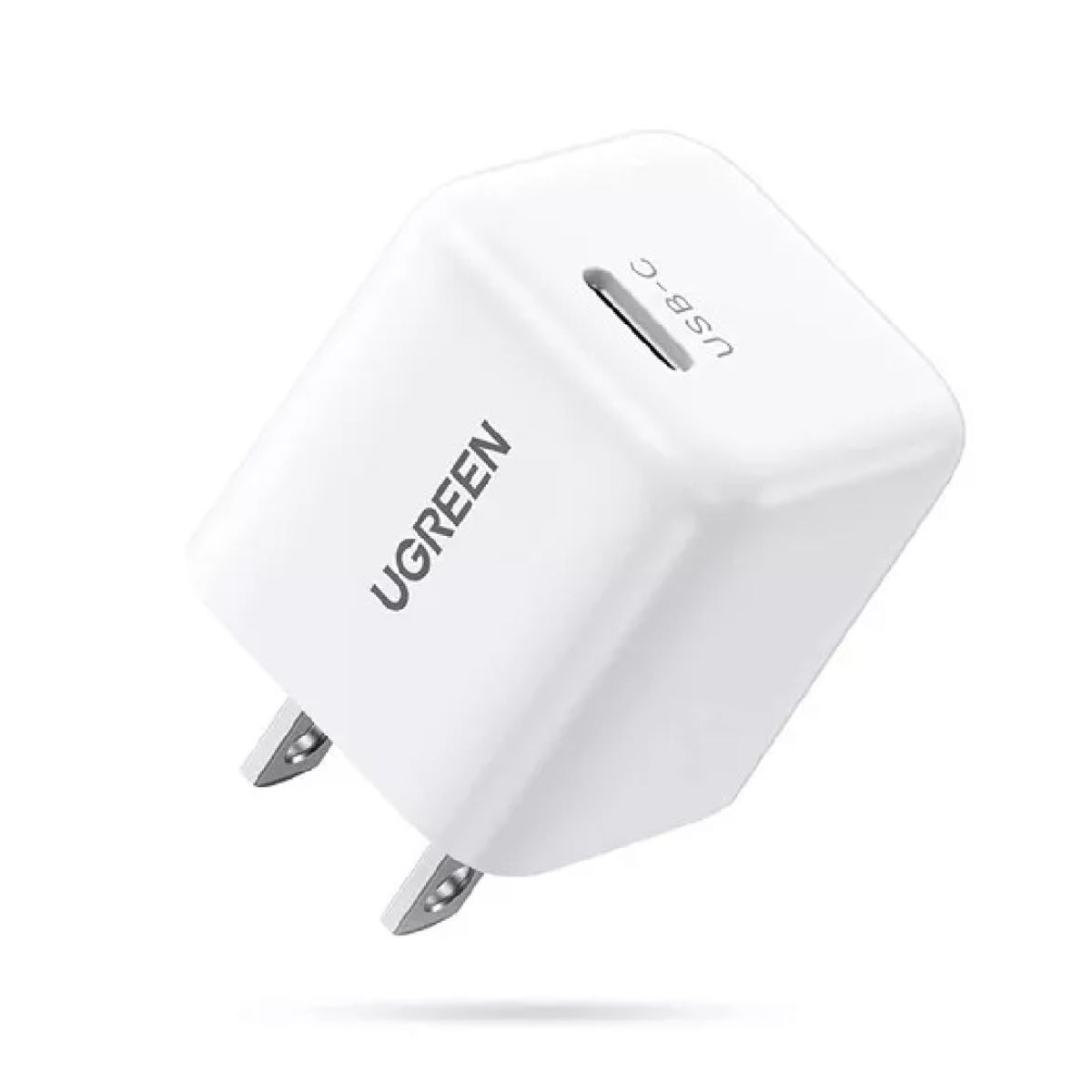 Cốc sạc nhanh 20W Mini PD Ugreen 10219 CD241 màu trắng, hỗ trợ tương thích PD3.0