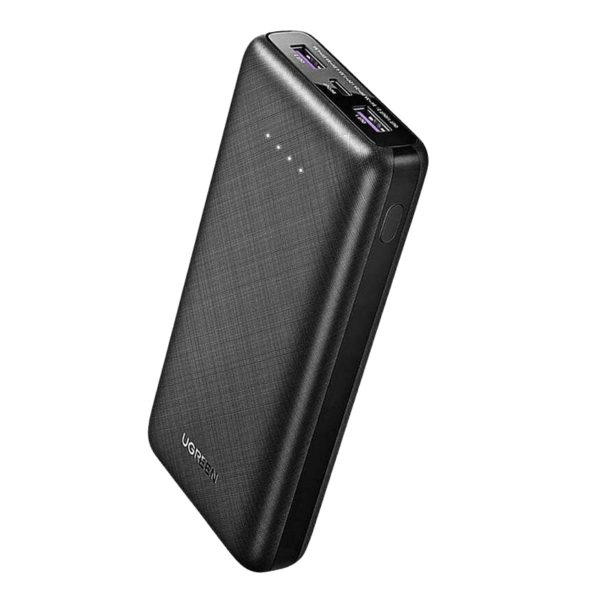 Pin sạc dự phòng Ugreen 20542 PB175 màu đen, dung lượng pin 20000mAh, PD 20W