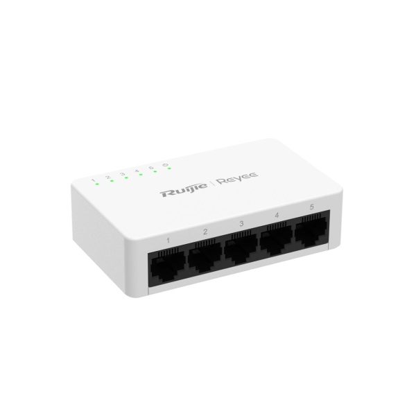 Bộ chuyển mạch Switch 5 cổng Reyee RG-ES05G-L tốc độ 10Gbps, Half-duplex, full-duplex, MAC 2K