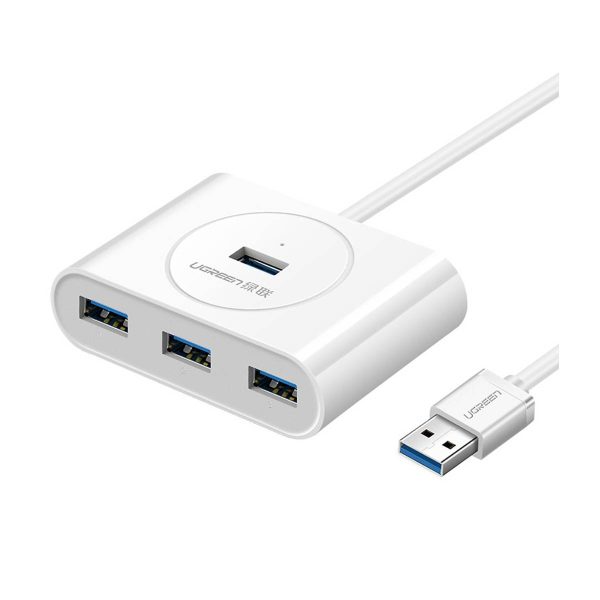Bộ Hub 4 cổng 80 CM Ugreen 20283 CR113 USB-A to USB 3.0/2.0/1.1, tốc độ 5Gbps, 5V, 3A