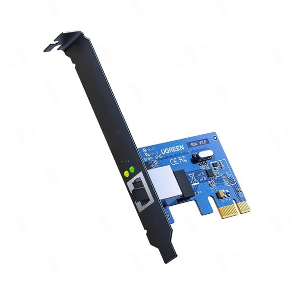 Card mạng LAN Ugreen 30771 US230 PCI Express 10/100/1000Mbps, dây 12CM