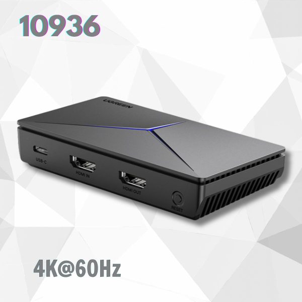 Thiết bị ghi hình hỗ trợ Livestream Capture HDMI 4K@60Hz Ugreen 10936 (USB Type-C)