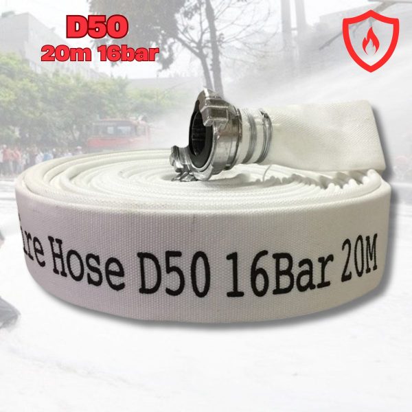 Vòi chữa cháy D50 20m 16 bar Có kiểm định