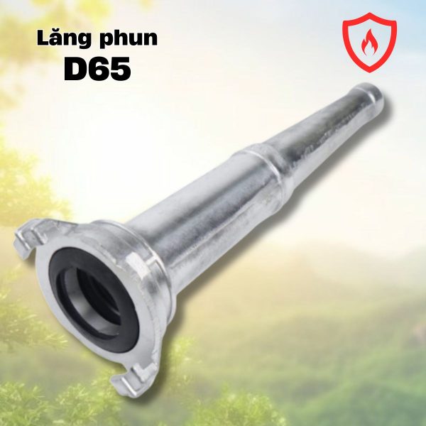 Lăng phun chữa cháy bằng đồng D65 Không gỉ sét, Có tem kiểm định