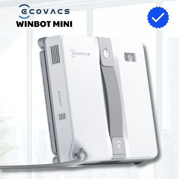Robot lau kính Ecovacs Winbot Mini Lực hút 7500Pa, 9 cấp độ bảo vệ, Kết nối App