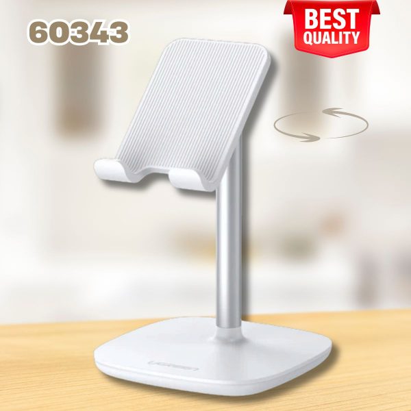 Giá đỡ điện thoại để bàn Ugreen 60343 Chân hợp kim, Màu trắng