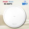 Bộ phát Wi-Fi 7 Ruijie RG-RAP72 BE3600 Gắn tường, Kết nối 500 thiết bị cùng lúc