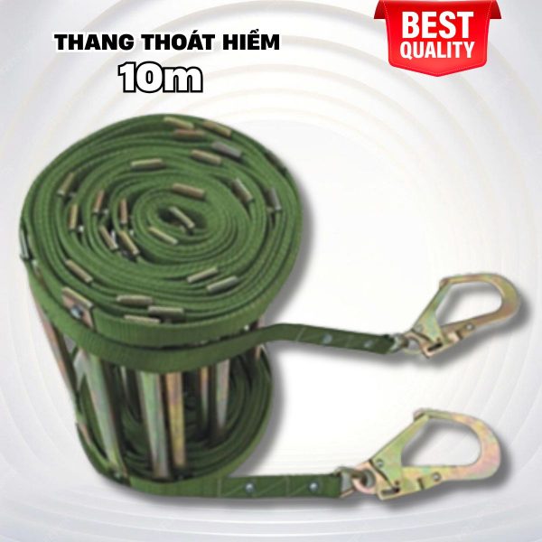 Thang dây PCCC thoát hiểm nhà cao tầng dài 10m