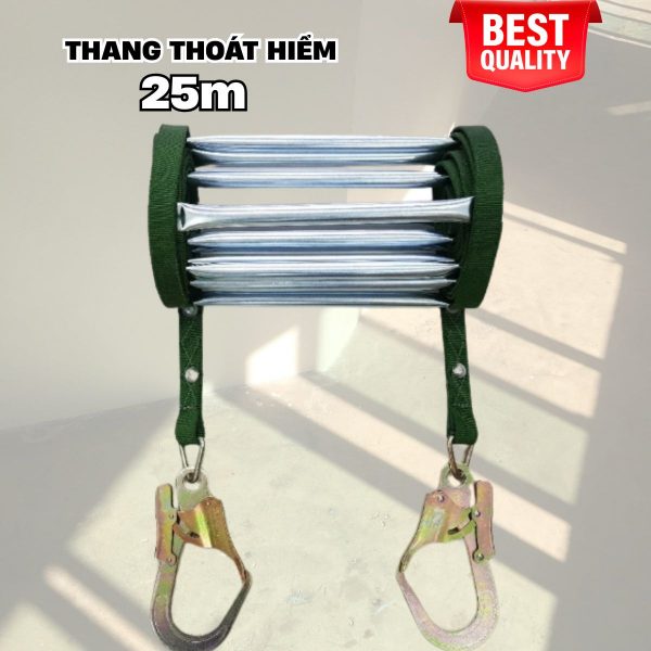 Thang dây thoát hiểm 25m cứu nạn an toàn PCCC