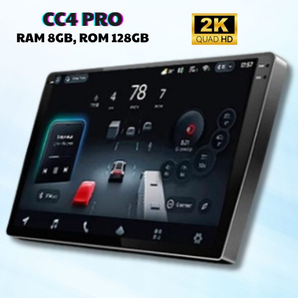 Màn hình Android TEYES CC4 PRO RAM 8GB, ROM 128GB – Snapdragon 2.7GHz, Màn QLED 2K, Giám sát xe trực tuyến