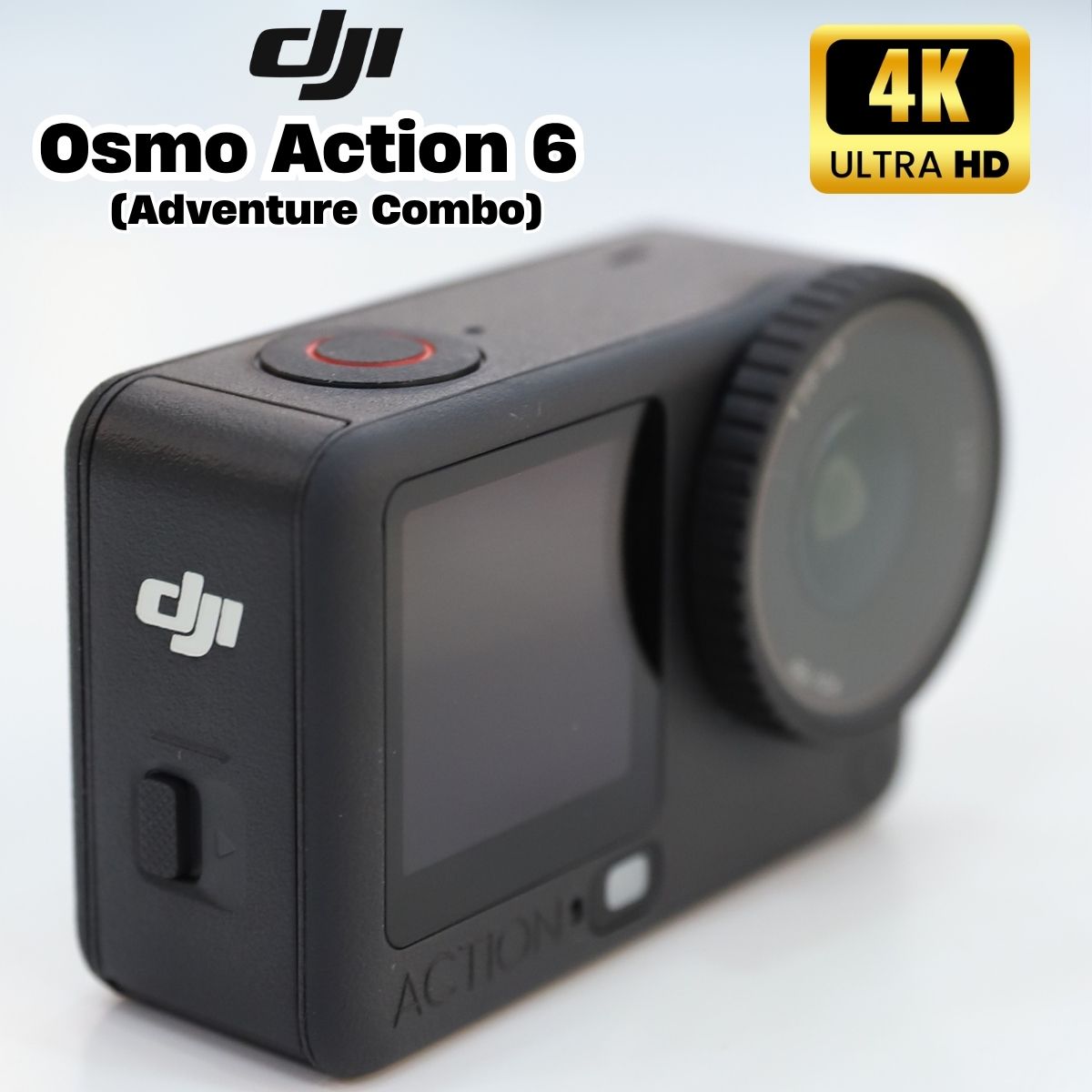 DJI Osmo Action 6 Cam quay siêu nét 4K, chống nước 20M (Adventure combo)