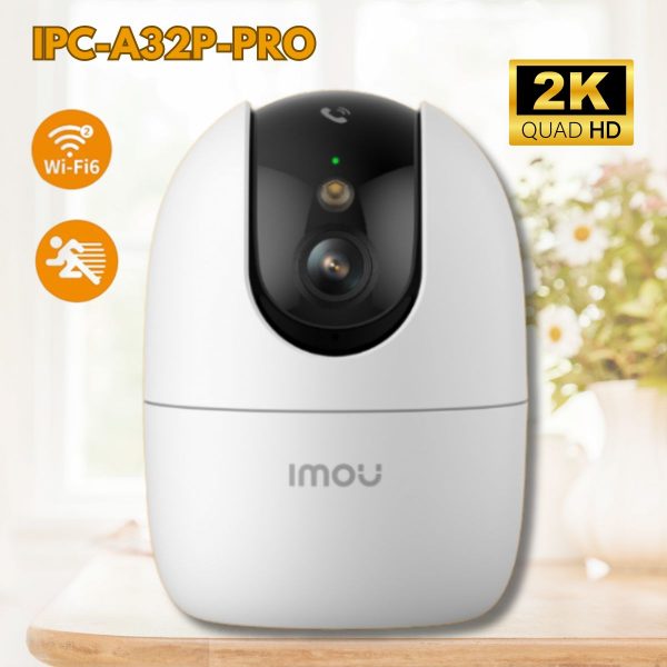 Camera Imou Ranger 2 Pro IPC-A32P-Pro, Đàm thoại 2 chiều, Wifi 6, Phát hiện người & thú cưng, Nút gọi