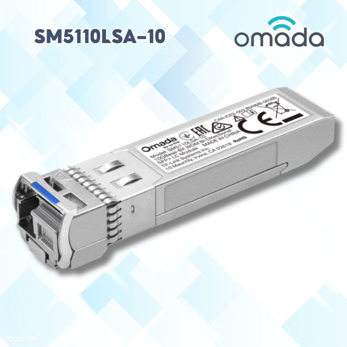 Module Quang 10G SFP+ WDM TP-Link SM5110LSA-10 - 1 Sợi Quang, Khoảng cách 10km, Đầu LC