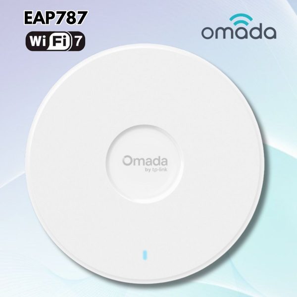 Bộ phát Wifi 7 Tri-band Tp-Link Omada EAP787 BE15000, Cổng 10G, Băng Thông 320MHz, Quản Lý Cloud Omada